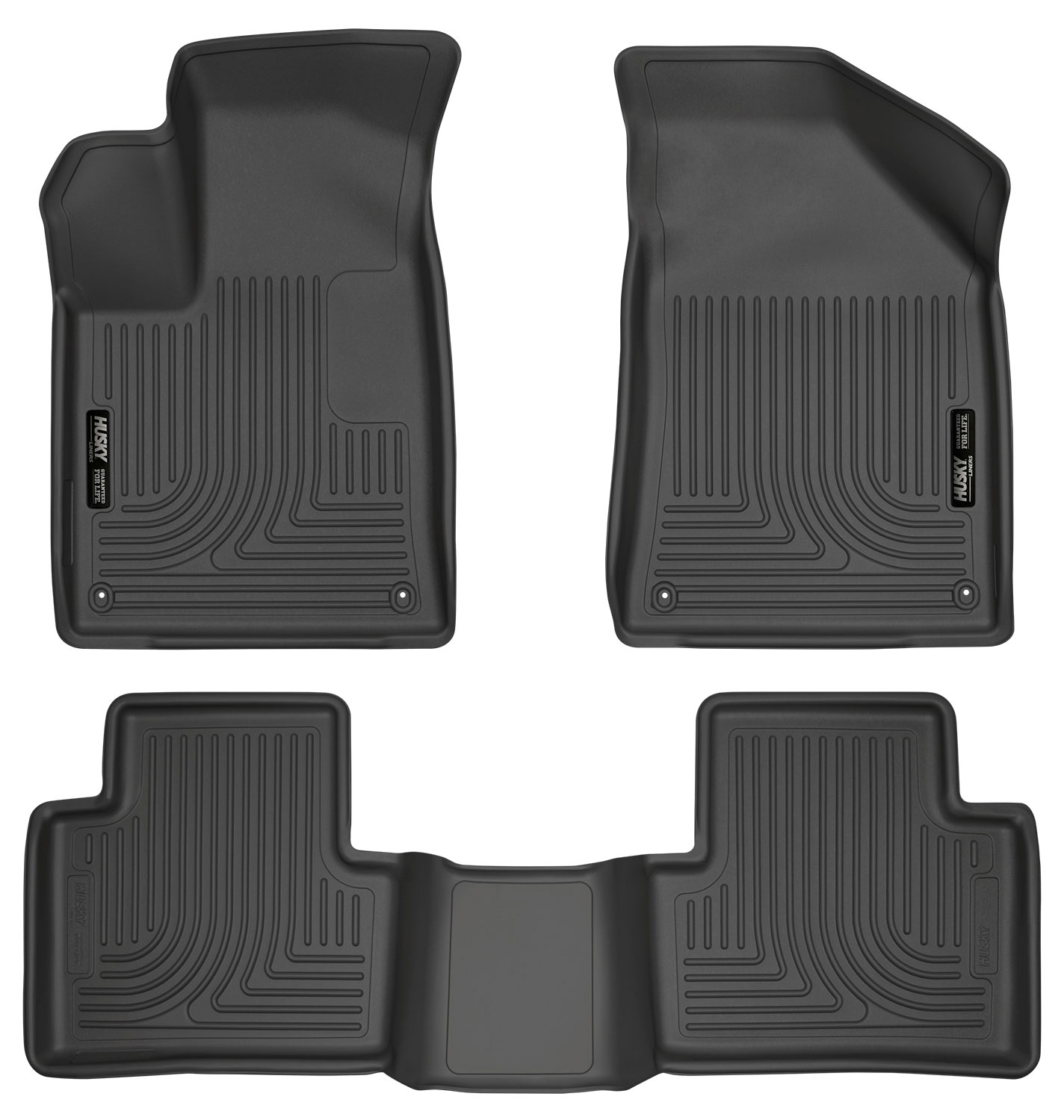 Husky Liners 99071 | Weatherbeater Series Front & 2nd Seat Floor Liners Chrysler 200; 2015-2016