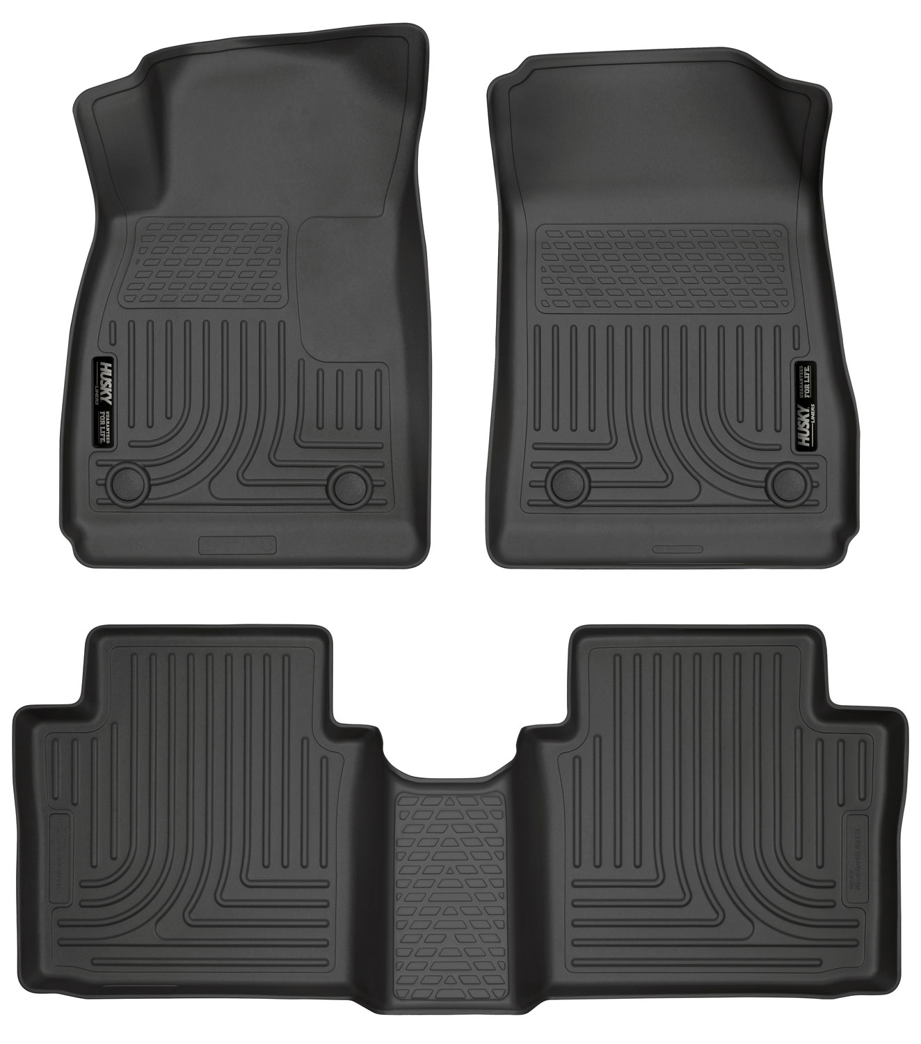 Husky Liners 99101 | Weatherbeater Series Front & 2nd Seat Floor Liners Chevrolet Impala; 2014-2018