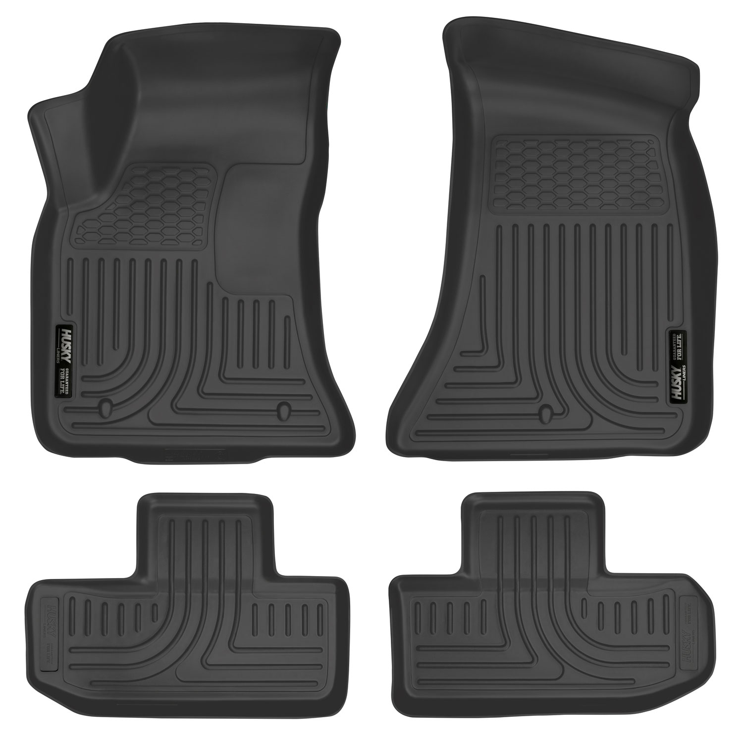 Husky Liners 99171 | Weatherbeater Series Front & 2nd Seat Floor Liners Dodge Challenger; 2017-2018