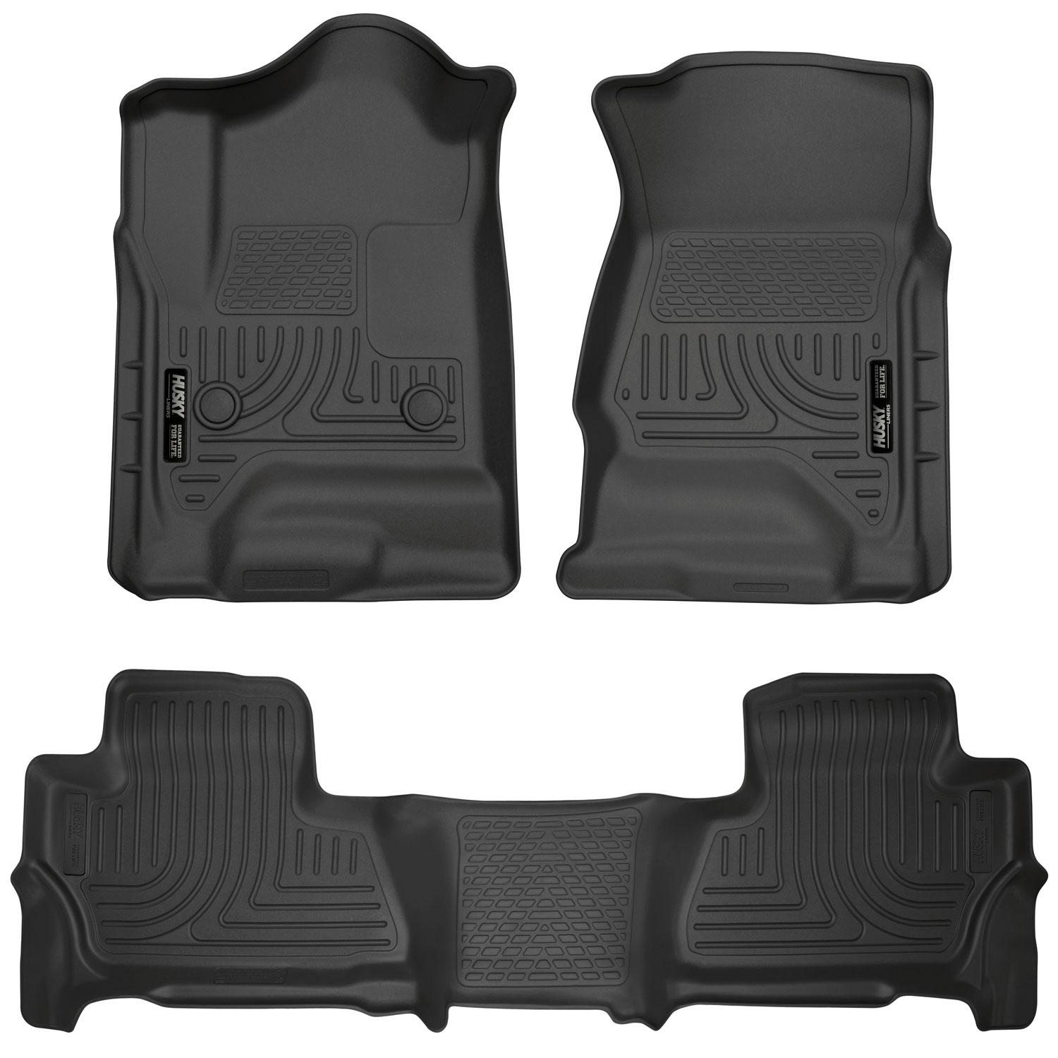 Husky Liners 99201 | Weatherbeater Series Front & 2nd Seat Floor Liners GMC Yukon; 2015-2018