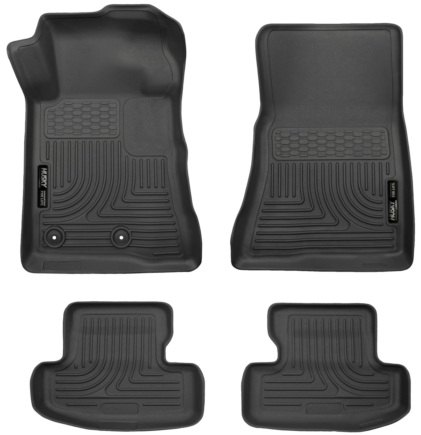 Husky Liners 99371 | Weatherbeater Series Front & 2nd Seat Floor Liners Ford Mustang; 2015-2018