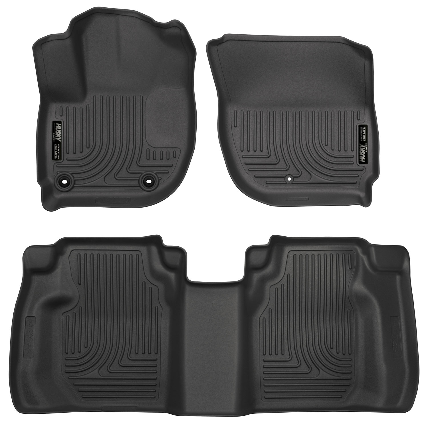 Husky Liners 99491 | Weatherbeater Series Front & 2nd Seat Floor Liners Honda Fit; 2015-2019