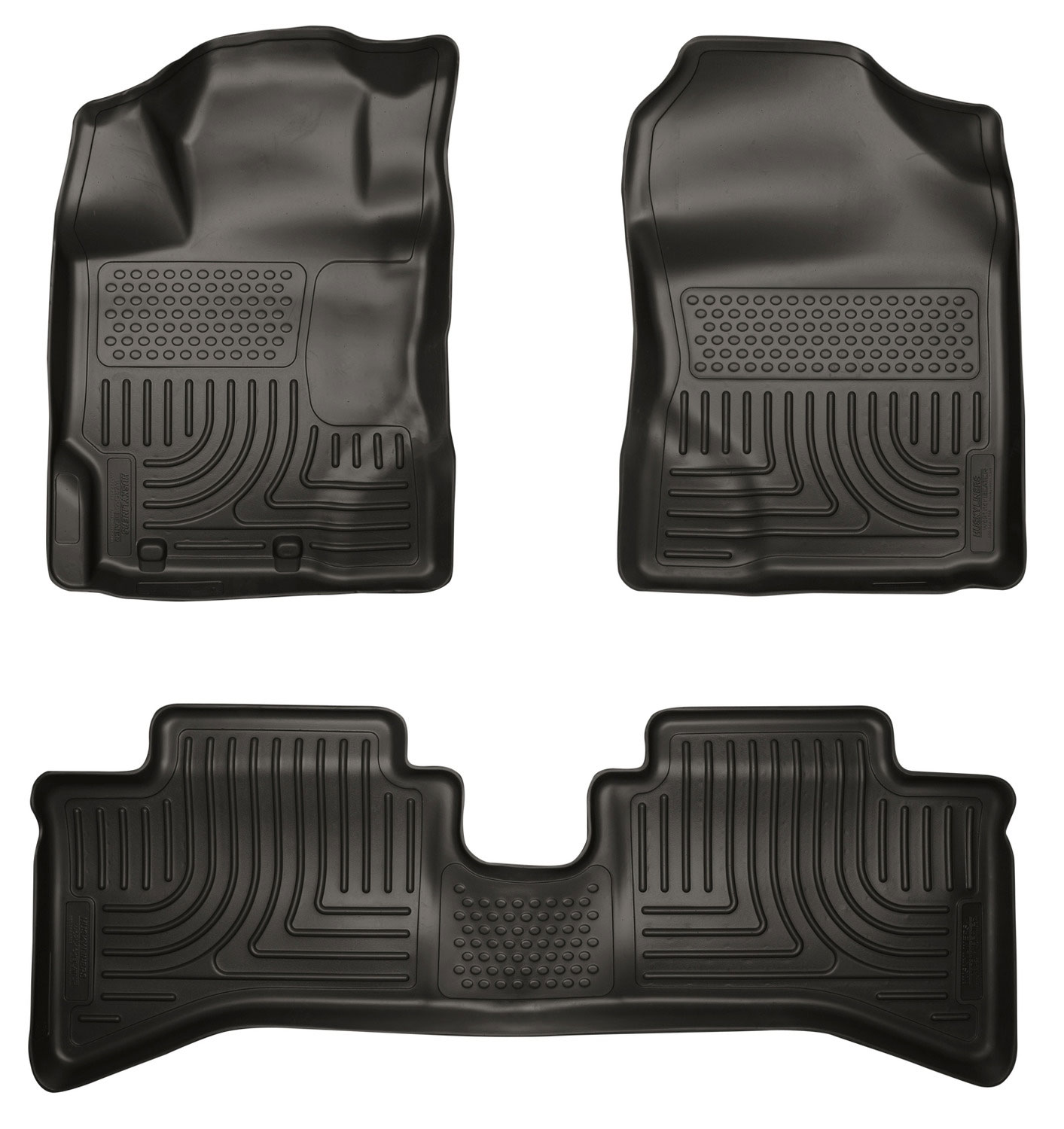 Husky Liners 99501 | Weatherbeater Series Front & 2nd Seat Floor Liners Toyota Prius; 2012-2016