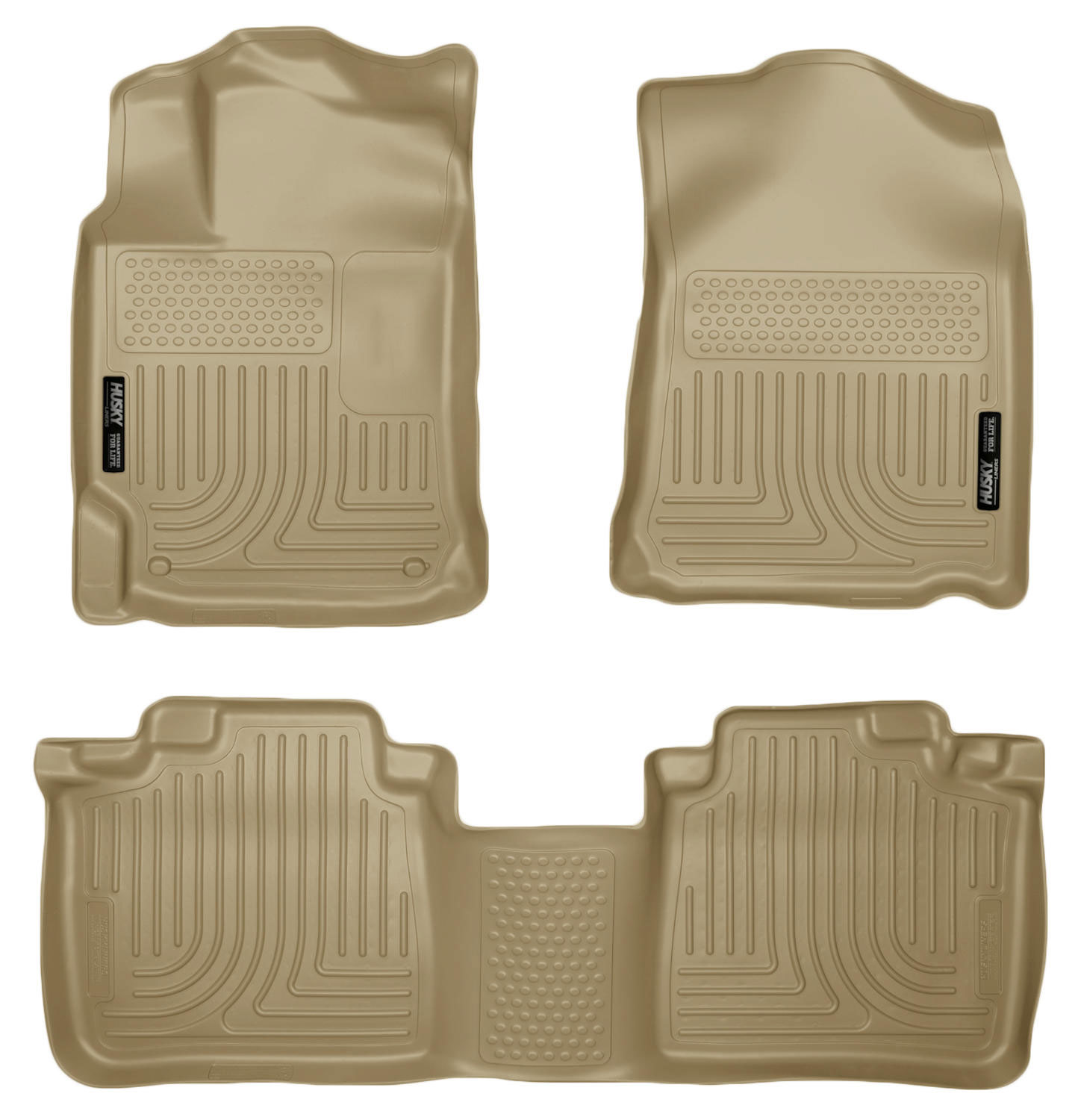 Husky Liners 99553 | Weatherbeater Series Front & 2nd Seat Floor Liners Lexus RX; 2010-2015