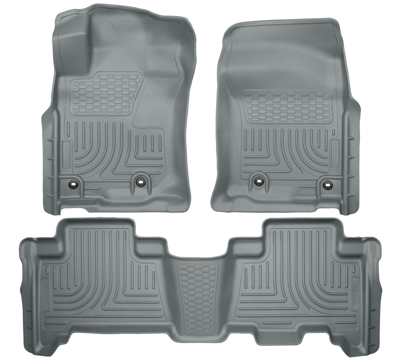 Husky Liners 99572 | Weatherbeater Series Front & 2nd Seat Floor Liners Lexus GX; 2014-2018