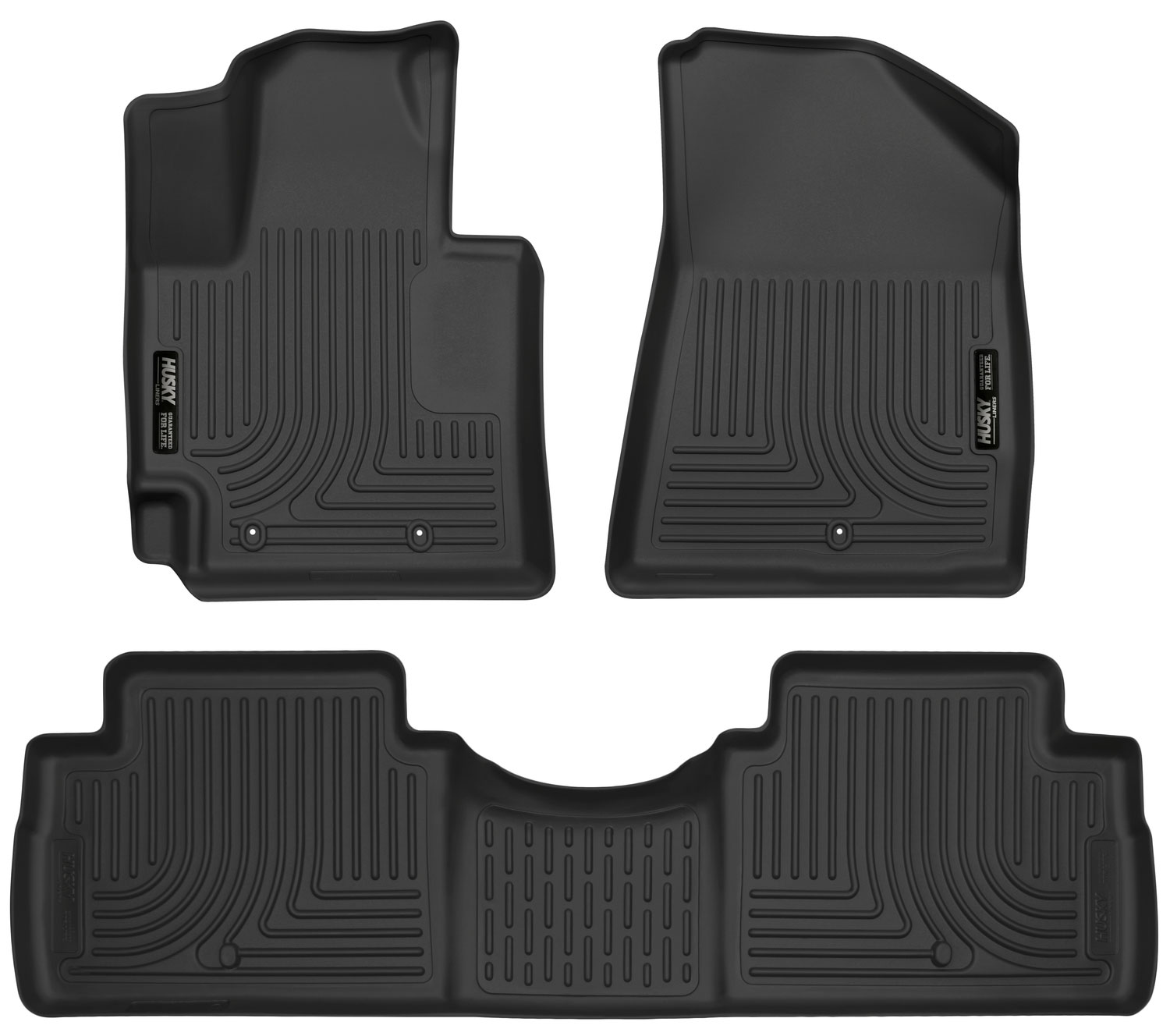 Husky Liners 99611 | Weatherbeater Series Front & 2nd Seat Floor Liners Kia Soul; 2014-2018