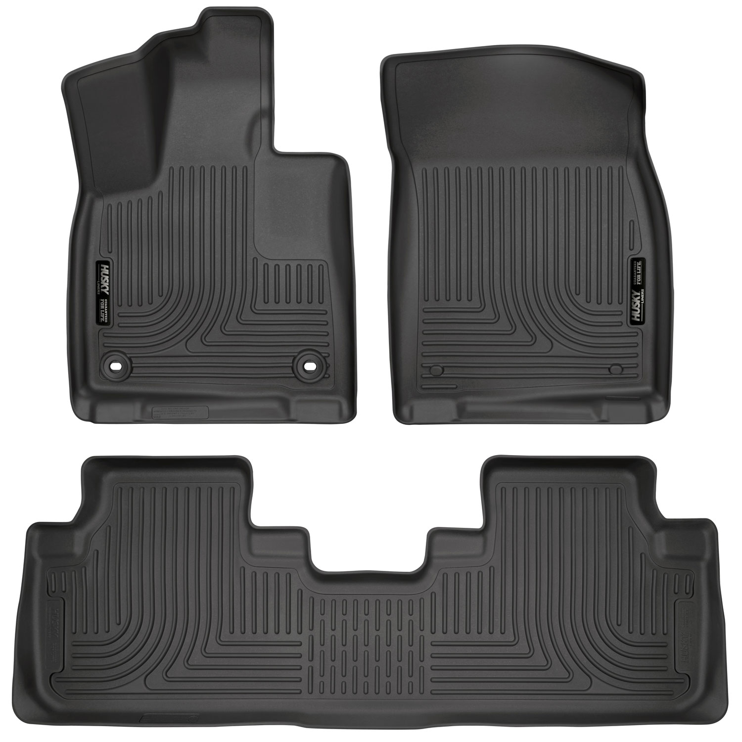 Husky Liners 99651 | Weatherbeater Series Front & 2nd Seat Floor Liners Lexus RX; 2016-2018