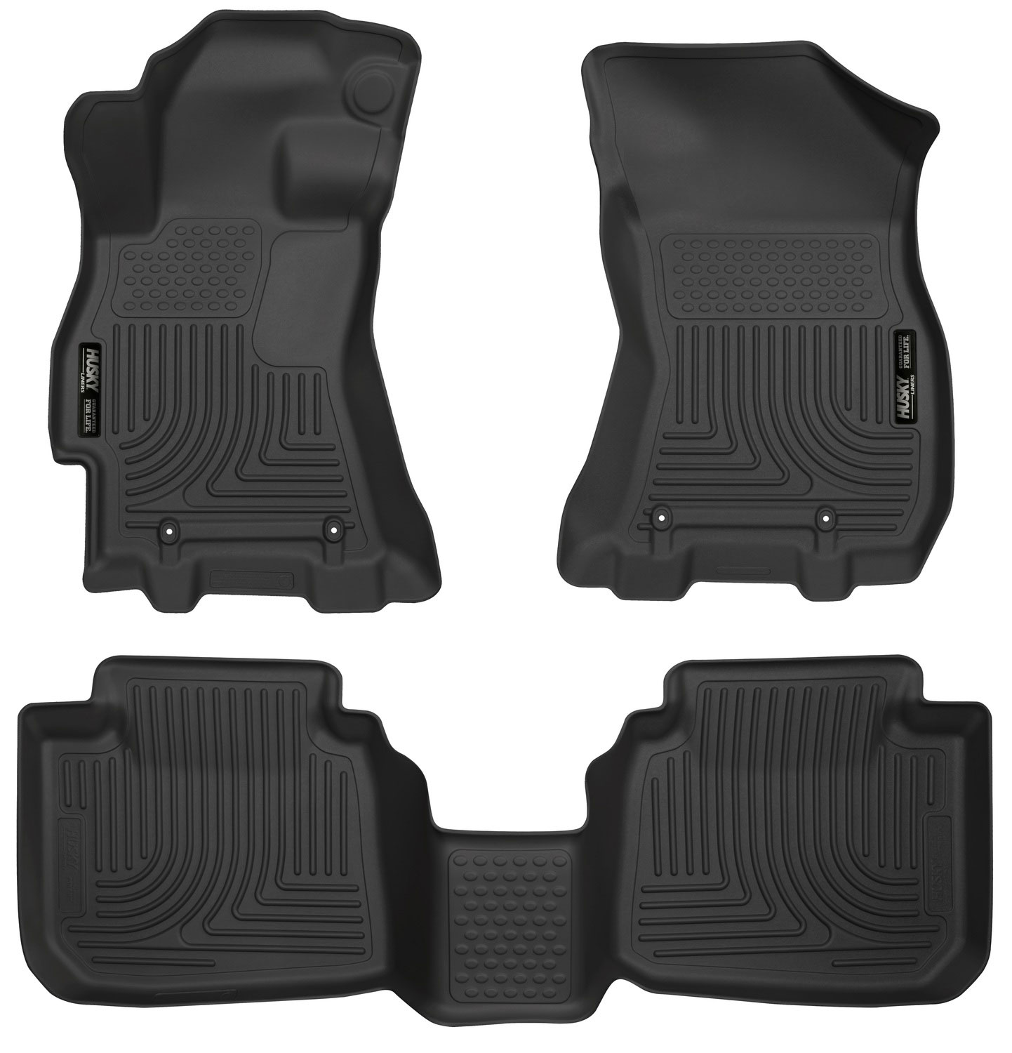 Husky Liners 99671 | Weatherbeater Series Front & 2nd Seat Floor Liners Subaru Outback; 2015-2018