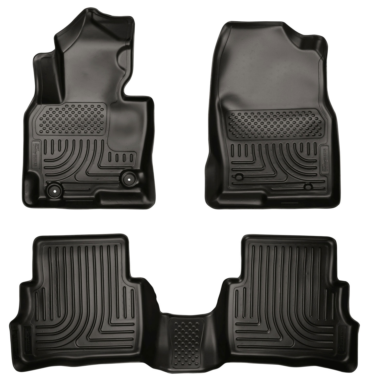 Husky Liners 99731 | Weatherbeater Series Front & 2nd Seat Floor Liners Mazda 5; 2013-2016