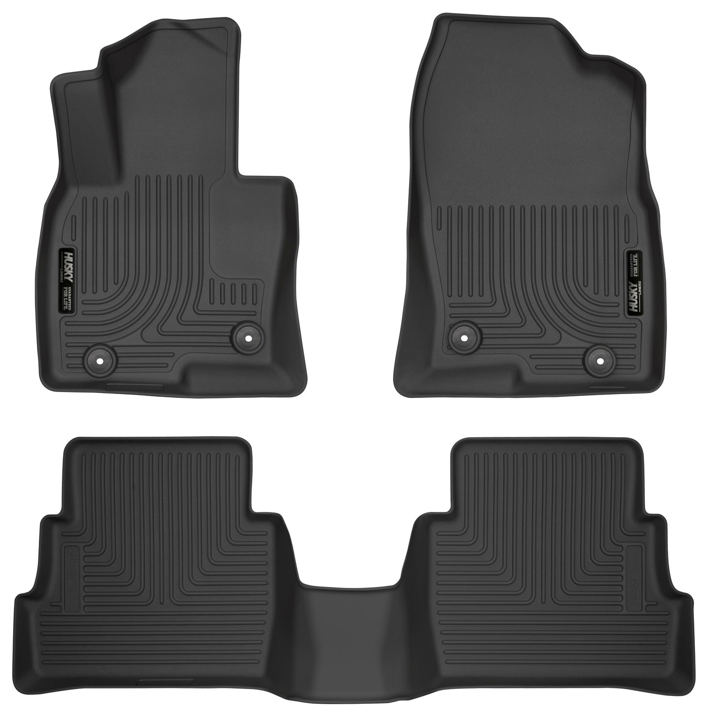 Husky Liners 99791 | Weatherbeater Series Front & 2nd Seat Floor Liners Mazda 6; 2014-2016