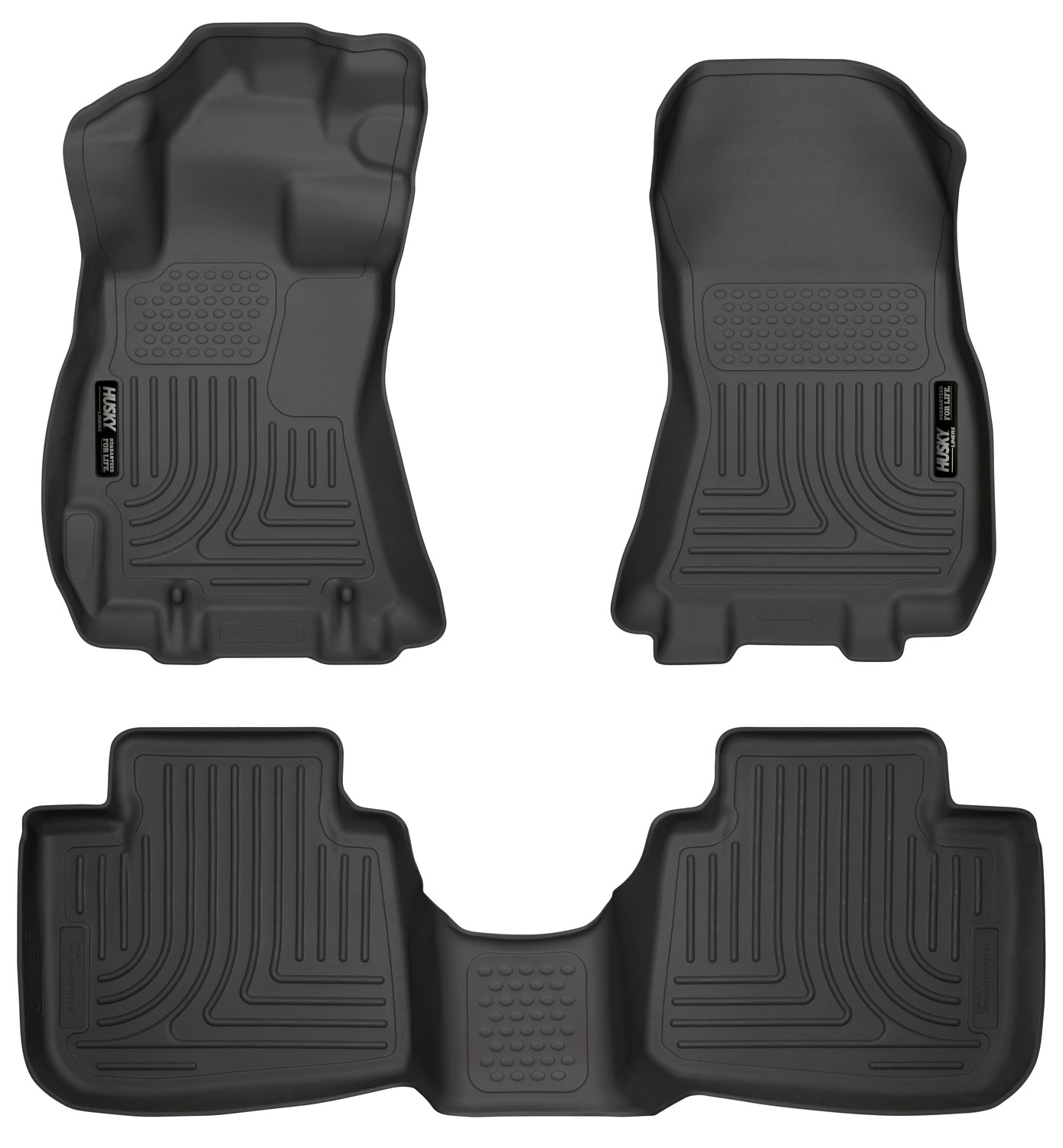 Husky Liners 99841 | Weatherbeater Series Front & 2nd Seat Floor Liners Subaru Outback; 2013-2014