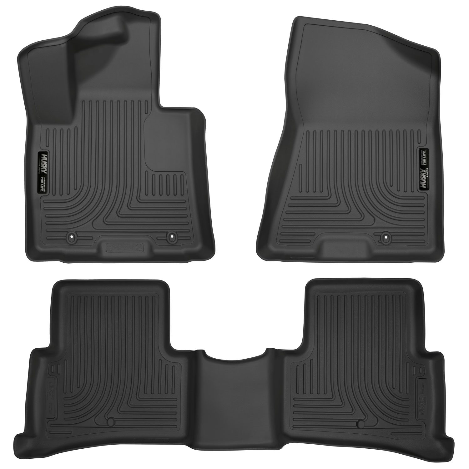 Husky Liners 99891 | Weatherbeater Series Front & 2nd Seat Floor Liners Kia Sportage; 2017-2018