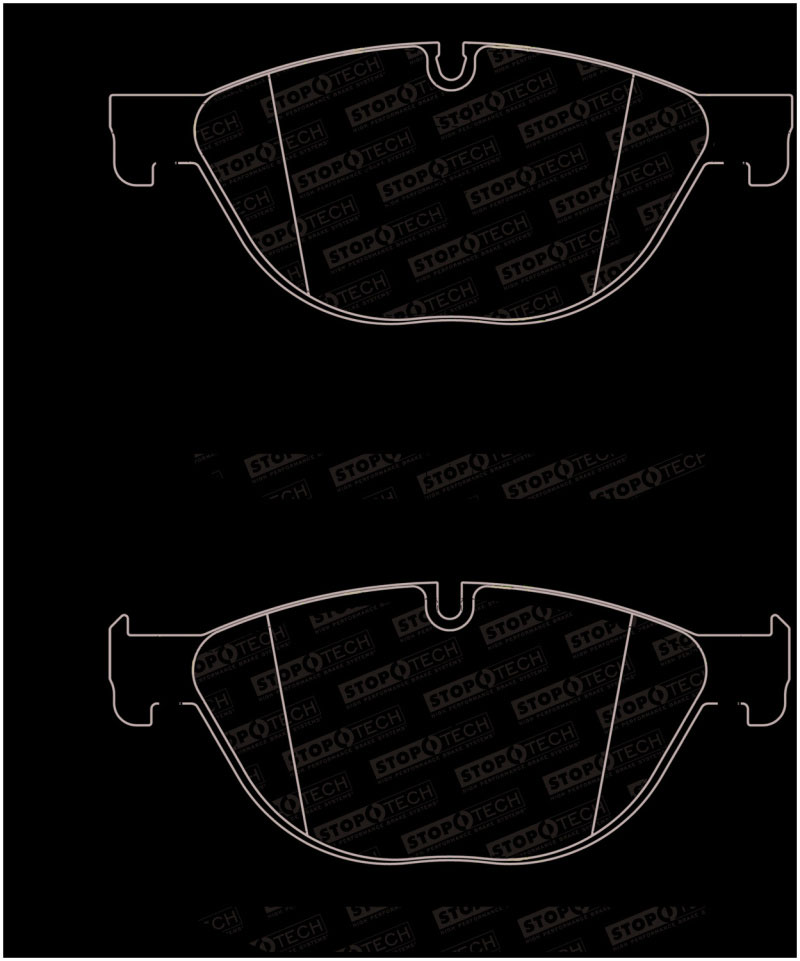 Stoptech 308.14090 | StopTech Street Brake Pads BMW ActiveHybrid 7, Front; 2013-2015