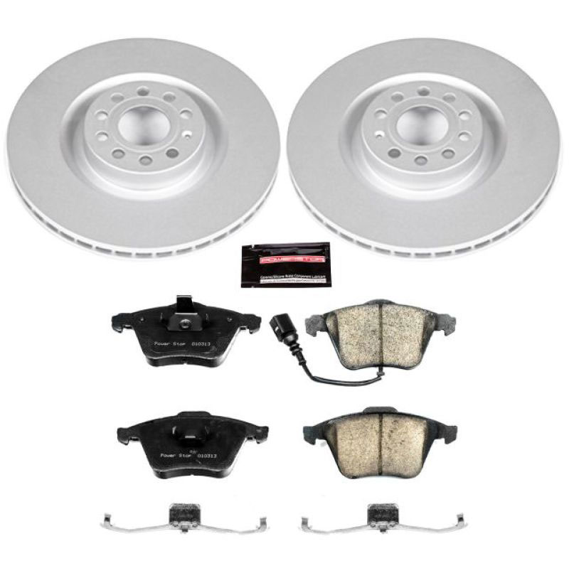 PowerStop crk5425 | Power Stop 09-11 Volkswagen CC Front Z23 Evolution Sport Coated Brake Kit; 2009-2011