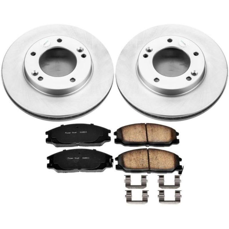 PowerStop crk5899 | Power Stop 03-06 Kia Sorento Front Z17 Evolution Geomet Coated Brake Kit; 2003-2006