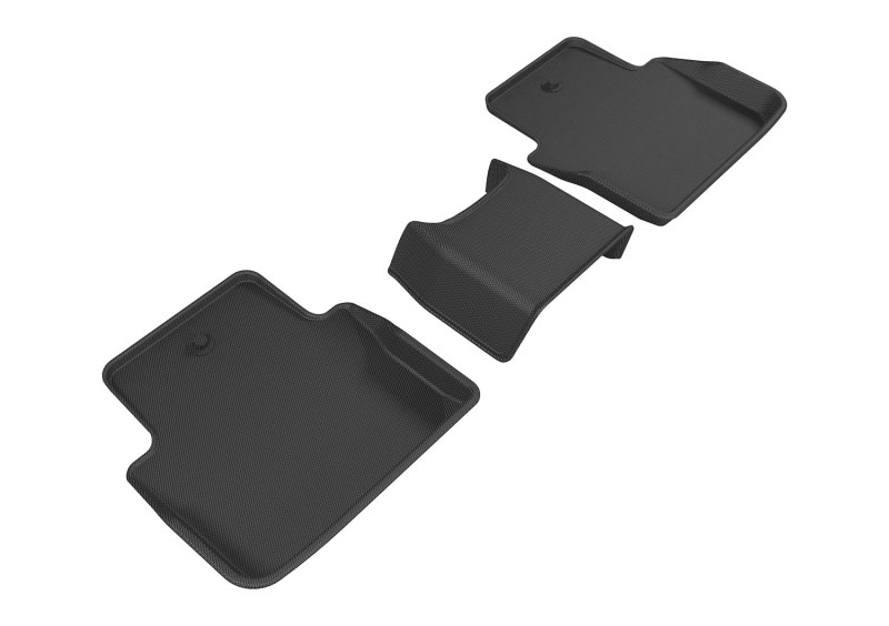 3D Maxpider l1ac00921509 | 3D MAXpider 2015-2020 Acura TLX Kagu 2nd Row Floormats - Black; 2015-2020