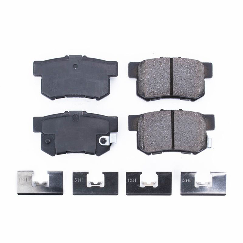 PowerStop 17536 | Power Stop 01-03 Acura CL Rear Z17 Evolution Ceramic Brake Pads w/Hardware; 2001-2003