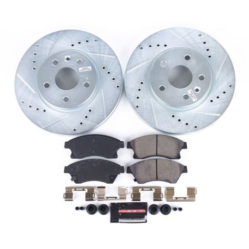 PowerStop k5550 | Power Stop 11-15 Chevrolet Cruze Front Z23 Evolution Sport Brake Kit; 2011-2015