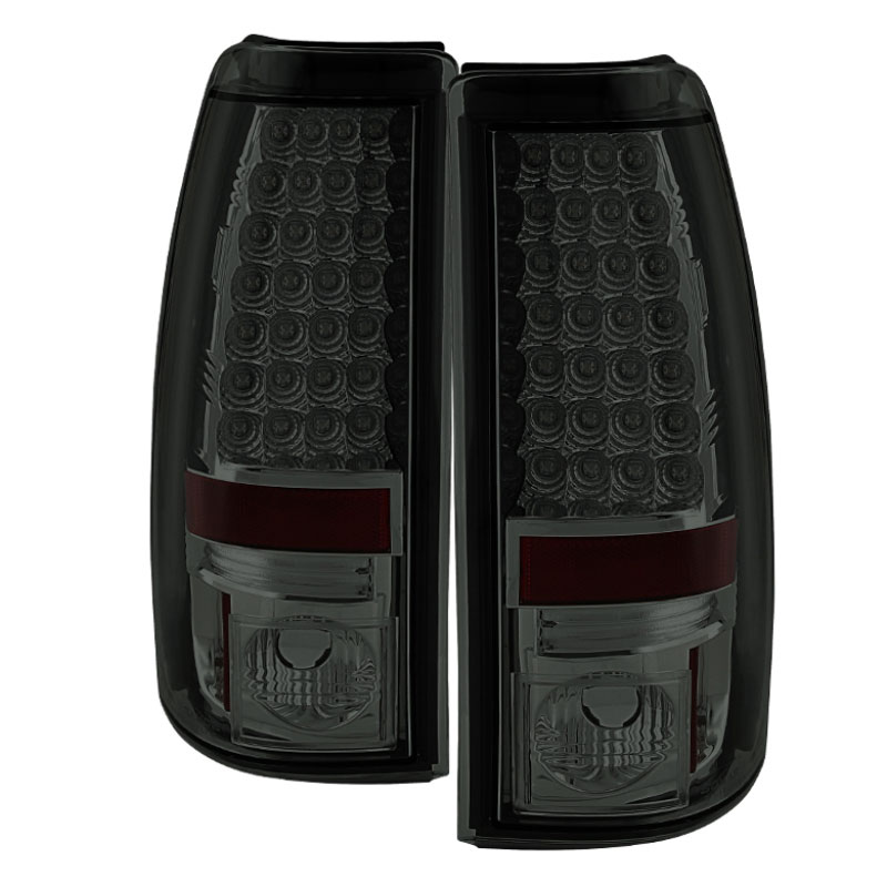 SPYDER 5001764 | Spyder Silverado Led Tail Lights - Smoke - (ALT-YD-CS03-LED-SM); 2003-2006