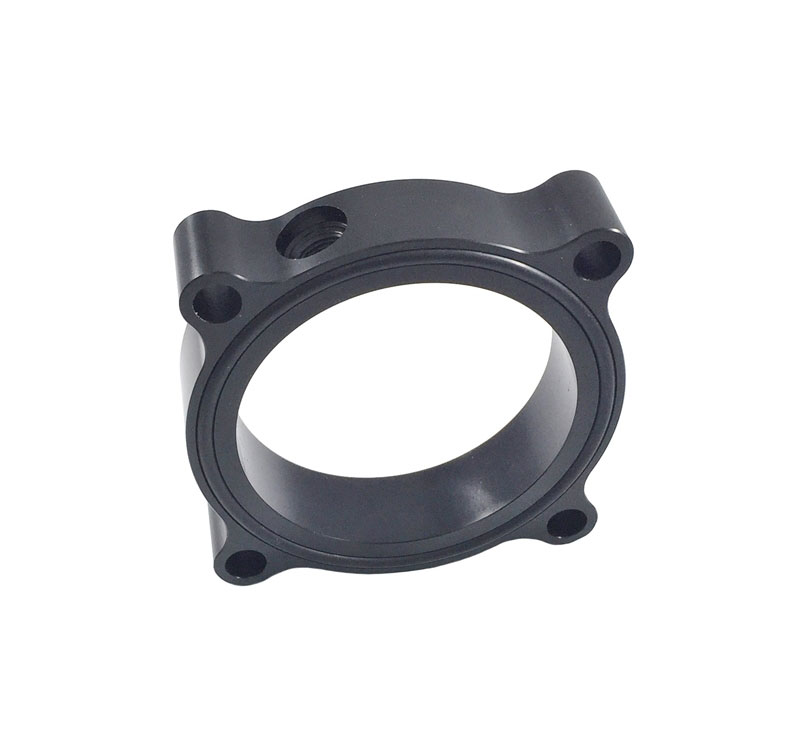 Torque Solution ts-tbs-030b | Throttle Body Spacer (Black): Audi / Volkswagen 2.0T FSI SI