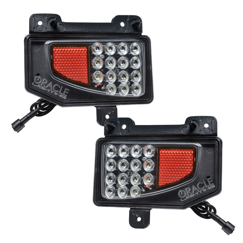 Oracle Lighting 5878-504 | Oracle Rear Bumper LED Reverse Lights for Jeep Gladiator JT - 6000K; 2020-2024