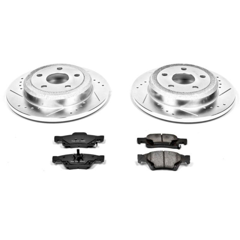 PowerStop k5950 | Power Stop 11-19 Dodge Durango Rear Z23 Evolution Sport Brake Kit; 2011-2019