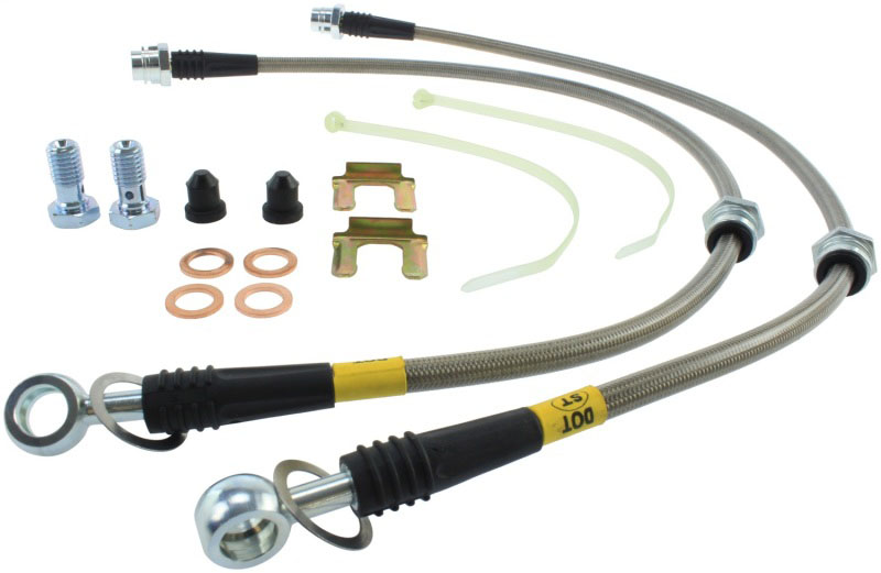 Stoptech 95033001 | StopTech 3/99-06 Audi TT/TT Quattro Front Stainless Steel Brake Line Kit; 1999-2006