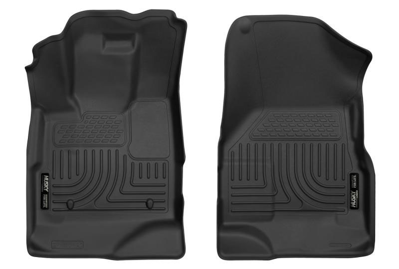 Husky Liners 55281 | 10-17 GM Equinox/Terrain X-Act Contour Front Black Floor Liners; 2010-2017