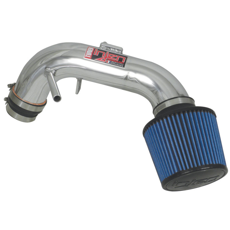 Injen SP2034P | Short Ram Intake Toyota Camry 2.4L Tuned Air Intake with Air Fusion, Air Horns and Web Nano-Fiber Dry Filter, Polished; 2007-2009