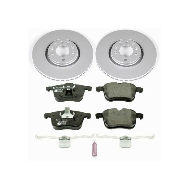 PowerStop esk5349 | Power Stop 06-11 Saab 9-3 Front Euro-Stop Brake Kit; 2006-2011