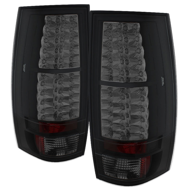 SPYDER 5078087 | Spyder Chevy Tahoe LED Tail Lights - Black Smoke - (ALT-YD-CSUB07-LED-BSM); 2007-2014