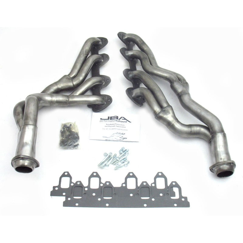 JBA 6655s | 67-70 Ford Mustang 390-428 FE 1-3/4in-2-1/2in Primary Raw 409 Tri Y Header; 1967-1970