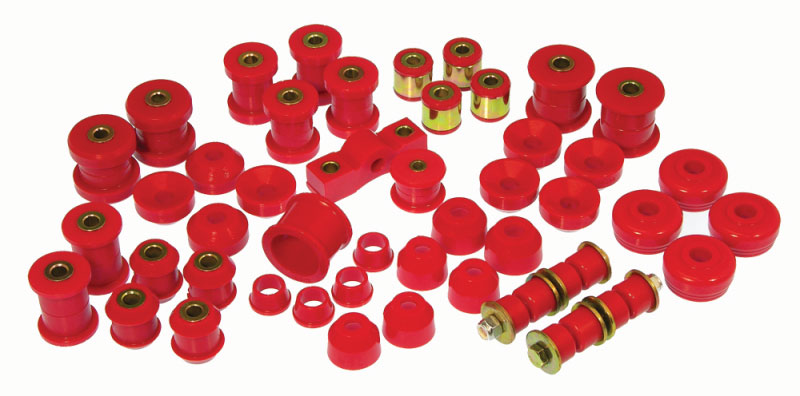 Prothane 8-2001 | 84-87 Honda Civic/CRX Total Kit - Red; 1984-1987