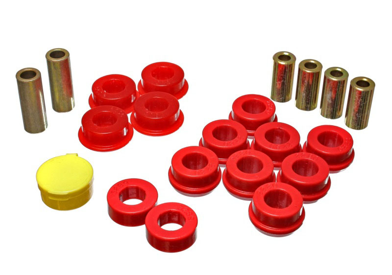 Energy Suspension 16.3110r | 90-93 Honda Accord/Odyssey Red Front Control Arm Bushing Set; 1990-1993