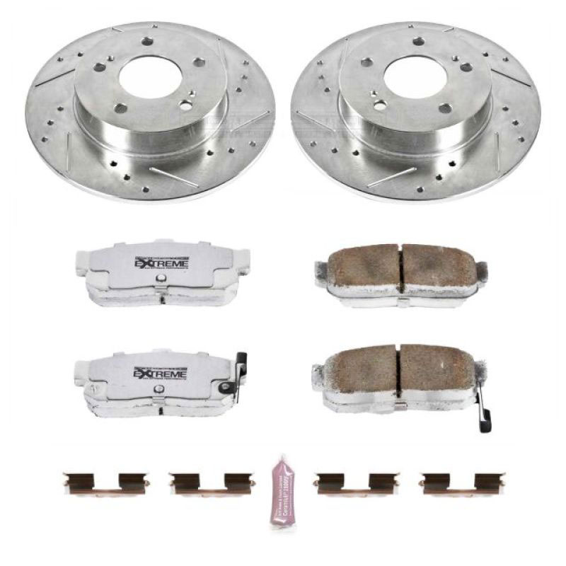 PowerStop k1168-26 | Power Stop 96-01 Infiniti I30 Rear Z26 Street Warrior Brake Kit; 1996-2001