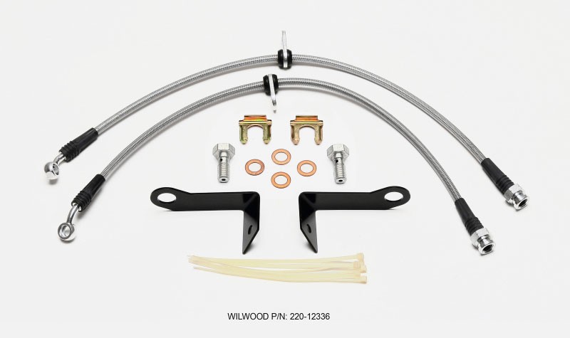 Wilwood 220-12336 | Flexline Kit Rear 07-11 Ford Mustang GT w/ ABS OE Replacement; 2007-2011