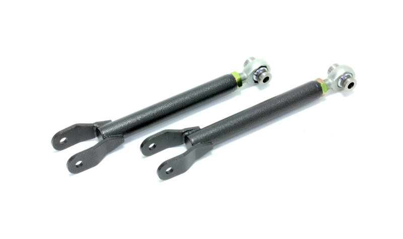 BMR Suspension TCA033H | BMR Adjustable Trailing Arms for the Pontiac G8 Black Hammertone; 2008-2009