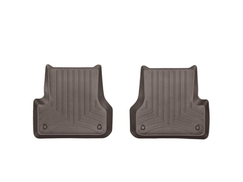 WeatherTech 473742 | 2012+ Audi A6 Rear FloorLiner - Cocoa; 2012-2023