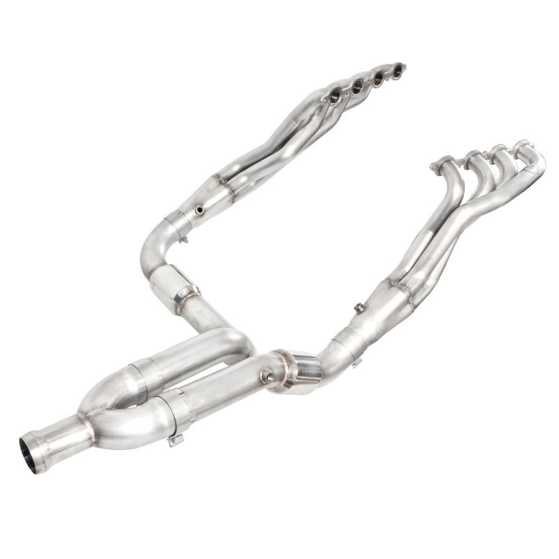 Stainless Works CT14HCATY | Chevy Silverado Headers 5.3L With Catalytic Converters and Ypipe; 2014-2018