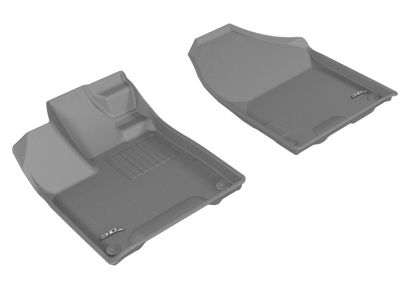 3D Maxpider l1hd07311501 | 3D MAXpider 2016-2020 Honda Pilot/Passport Kagu 1st Row Floormat - Gray; 2016-2020