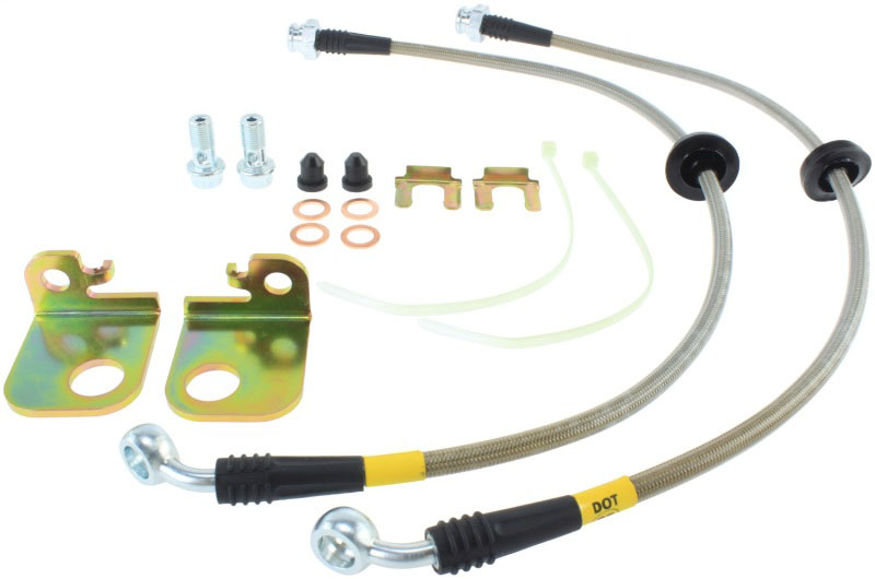 Stoptech 95062004 | StopTech 04-06 Pontiac GTO Stainless Steel Front Brake Line Kit; 2004-2006