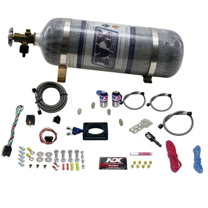 Nitrous Express 20941-12 | 13-16 Dodge Dart 1.4L Turbo Nitrous Plate Kit (35-100HP) w/Composite Bottle; 2013-2016