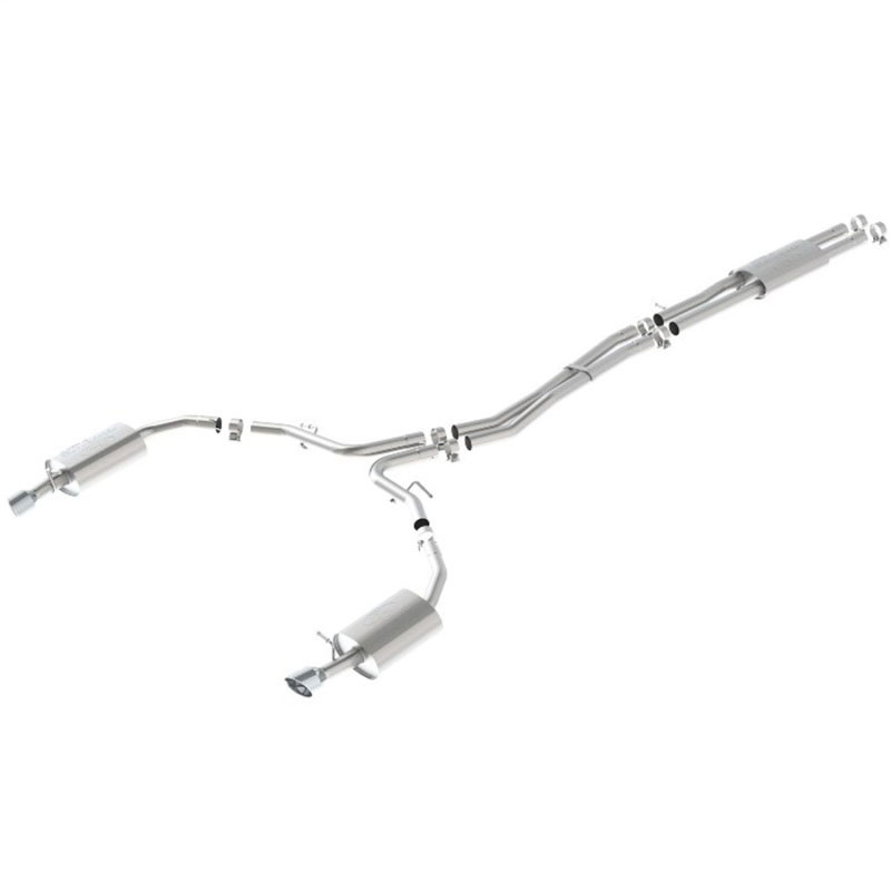 Ford Racing m-5200-shotc | 10-17 Taurus Sho Cat-Back Touring Exhaust System - Chrome Tips; 2010-2017