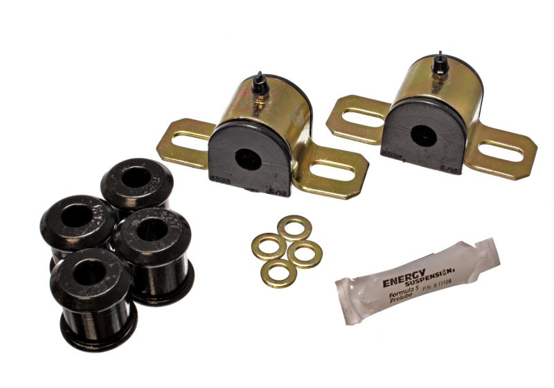 Energy Suspension 5.5148g | 97-04 Dodge Dakota 2WD Black 9/16in Rear Sway Bar Bushing Set; 1997-2004