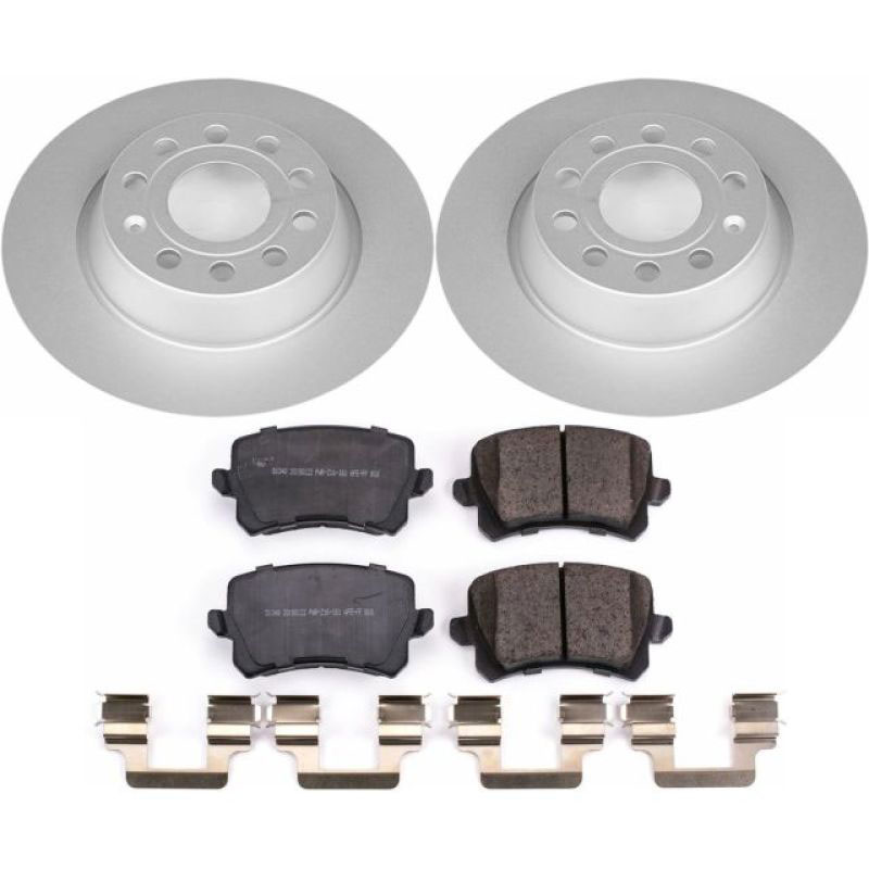 PowerStop crk7324 | Power Stop 2015 Audi Q3 Rear Z23 Evolution Sport Coated Brake Kit; 2015-2015