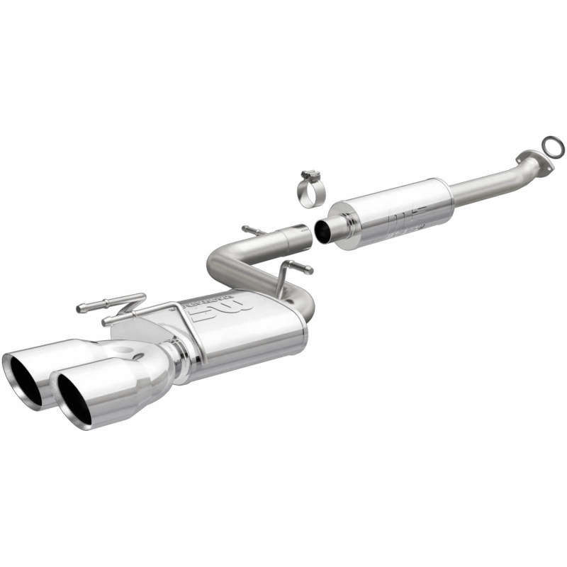 Magnaflow 19410 | MagnaFlow CatBack 18-19 Toyota Camry SE 2.5L Street Series Single Exit Polished Stainless Exhaust; 2018-2019