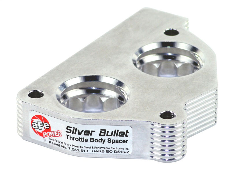 aFe 46-34004 | Silver Bullet Throttle Body Spacers TBS GM C/K 1500/2500/3500 87-95 V6-4.3L V8-5.0/5.7L; 1987-1995