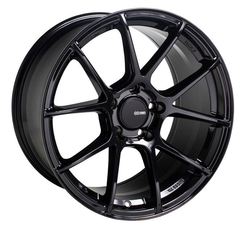 Enkei 522-885-3140bk | TS-V 18x8.5 40mm Offset 5x108 72.6mm Bore Gloss Black Wheel