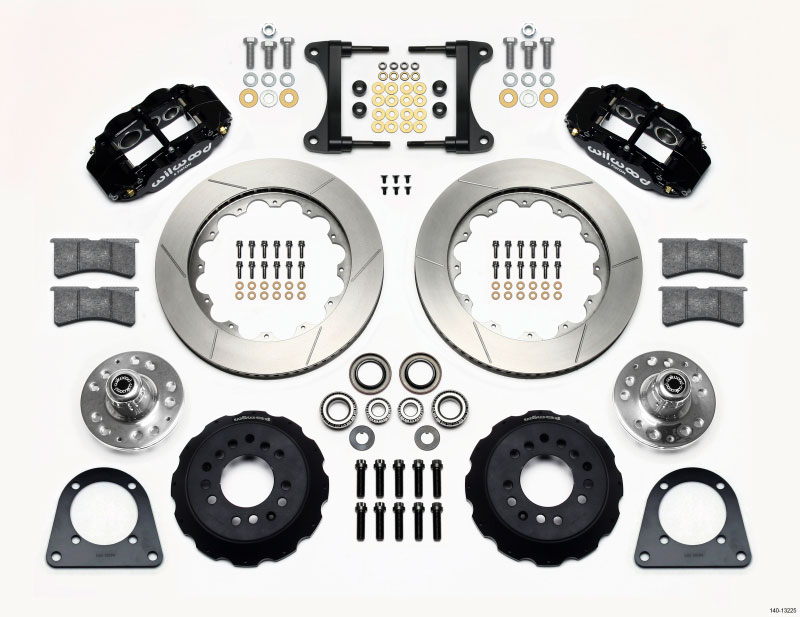 Wilwood 140-13225 | Narrow Superlite 6R Front Hub Kit 14.00in TCI-IFS 71-78 (Pinto Based); 1971-1978