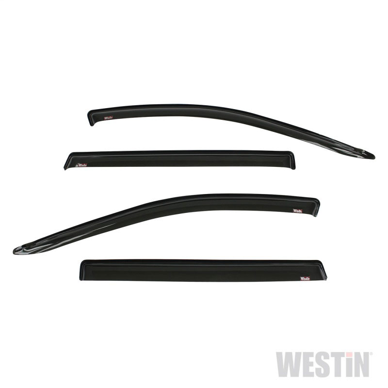 Westin 72-69478 | 2013-2018 Nissan Pathfinder Wade Slim Wind Deflector 4pc - Smoke; 2013-2018